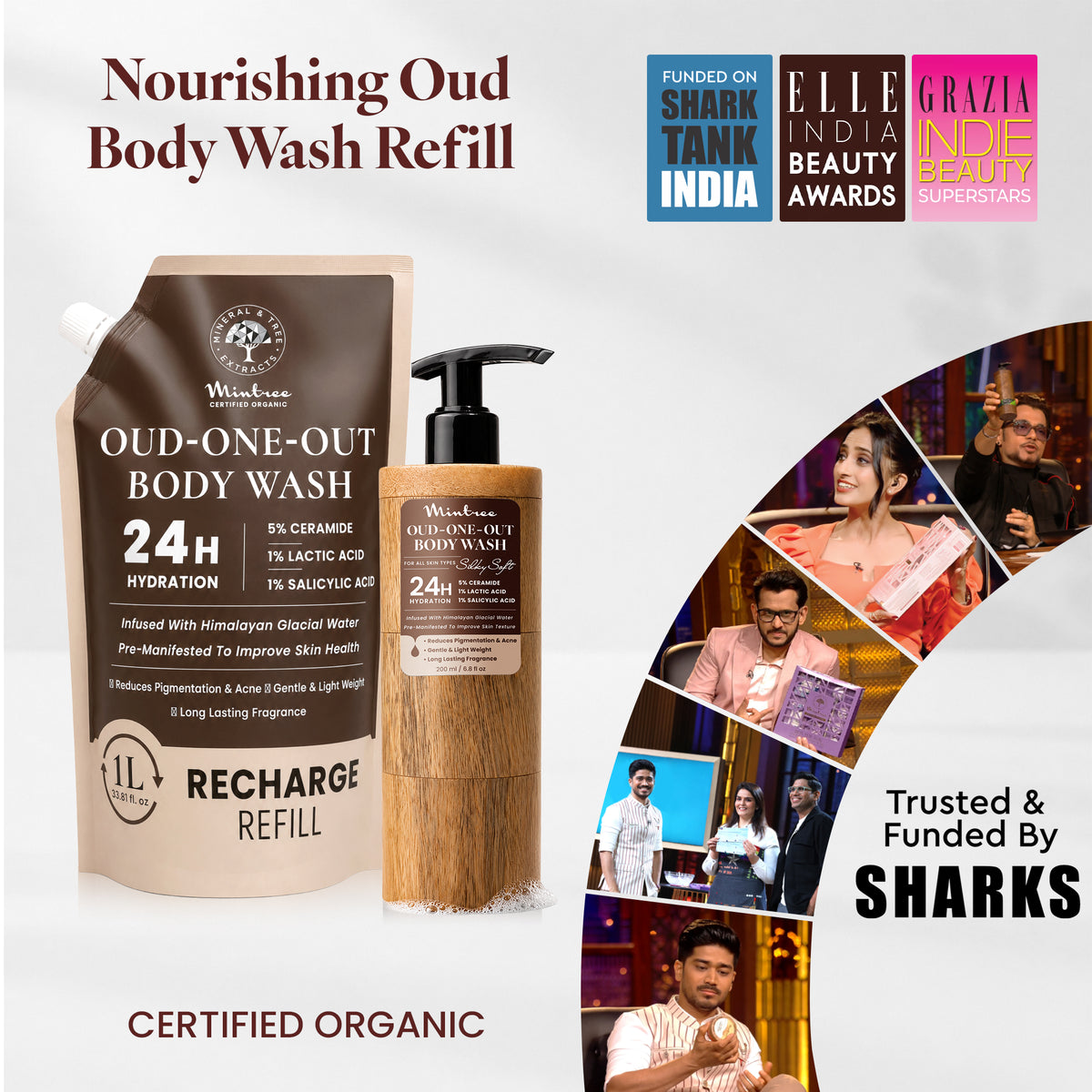 REFILL PACK of NOURISHING Oud Body Wash 1L