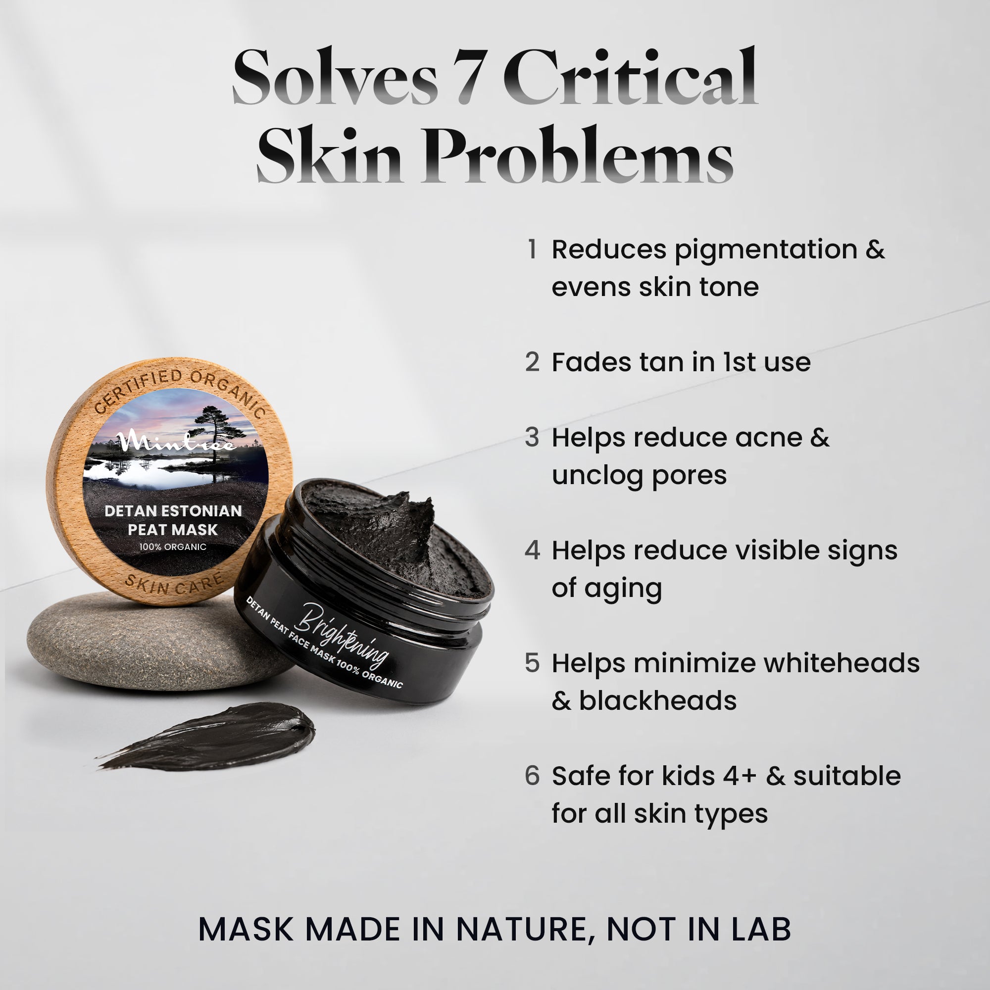 100% ORGANIC Detan Face Mask 60 gm