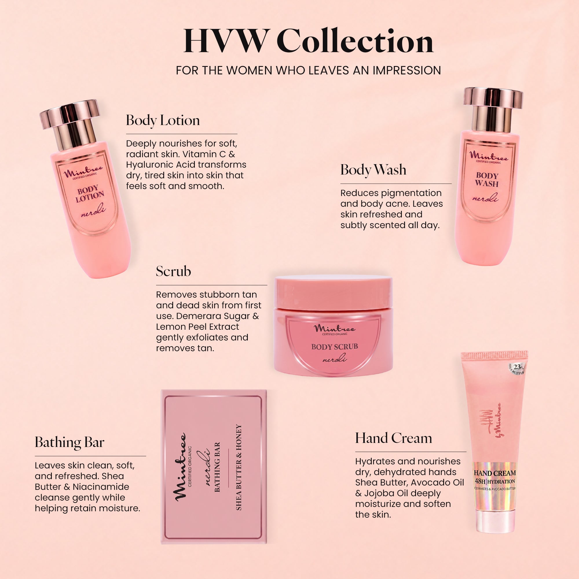 5-IN-1 HVW GIFT BAG FOR WOMEN (280 gm / ml)