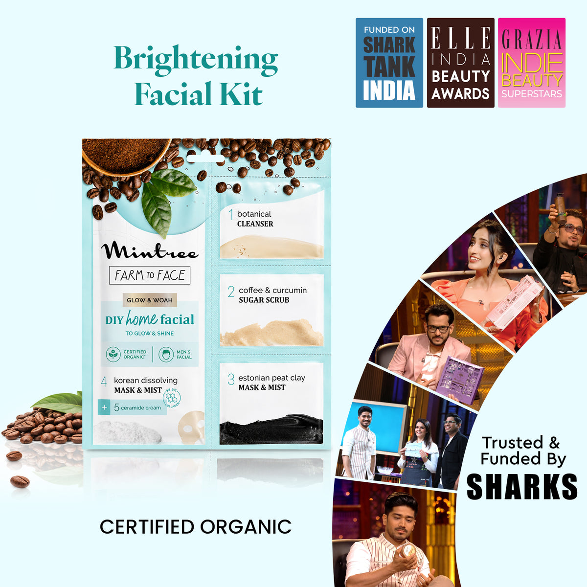 BRIGHTENING DIY Home Facial (Coffee)