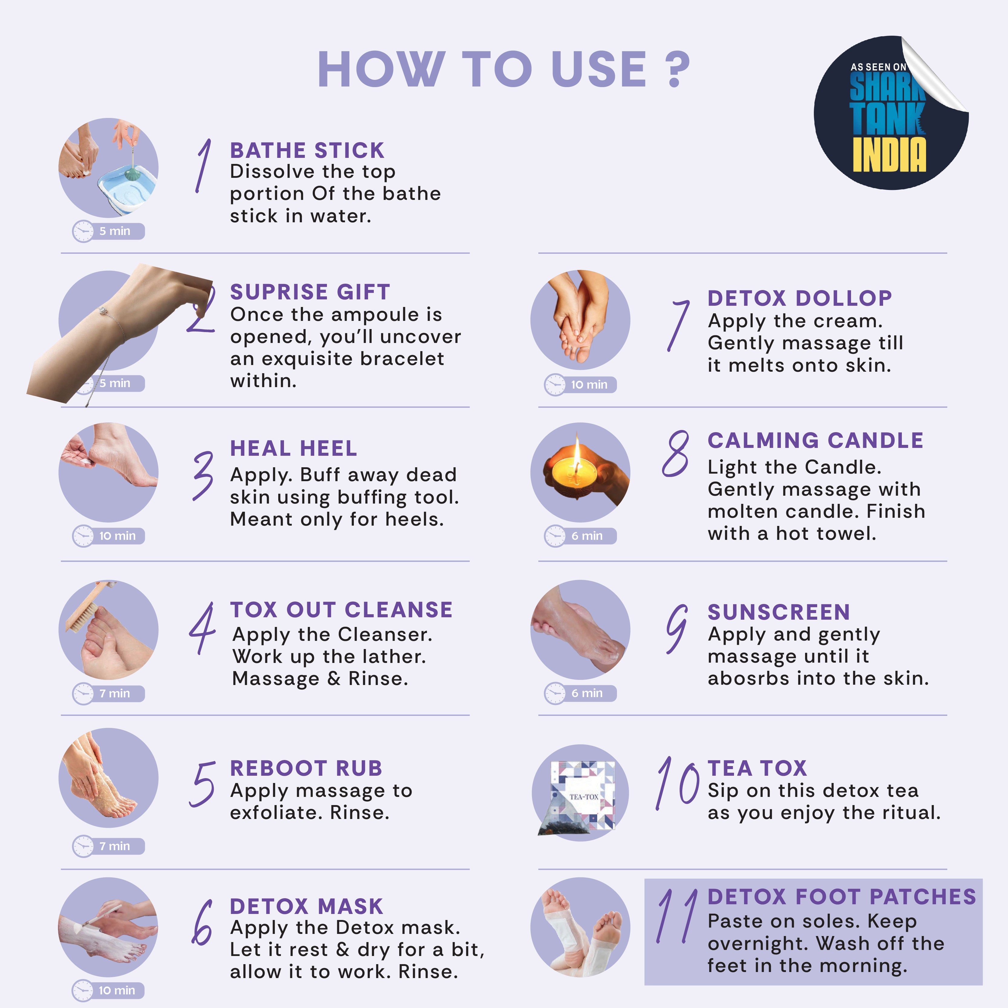 MANI-PEDI KIT BOX THE TOX