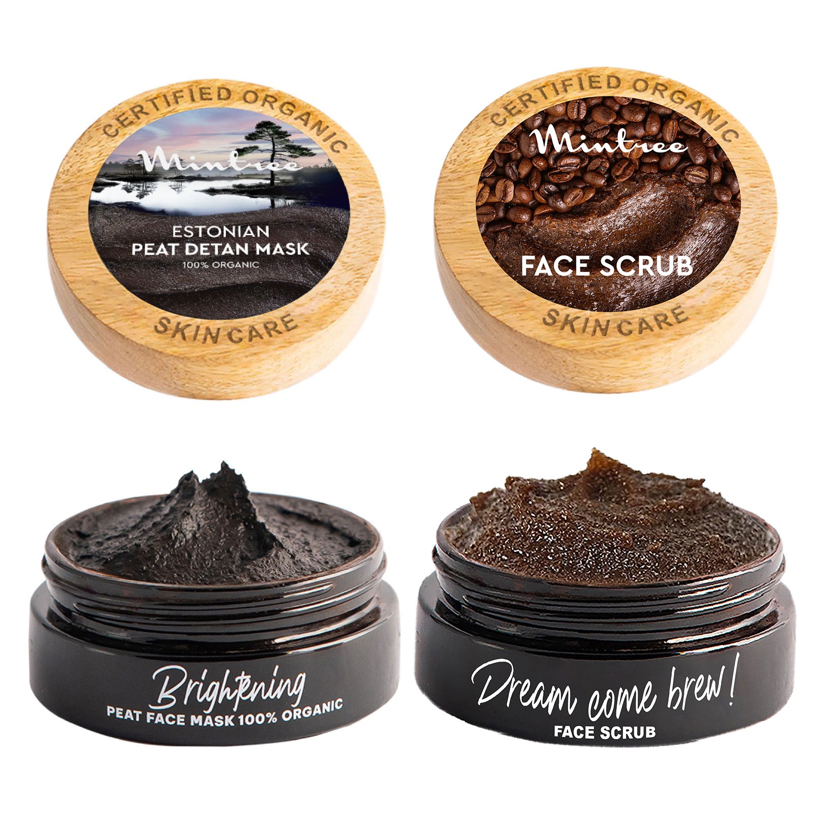 Coffee Face Scrub & Black Mask