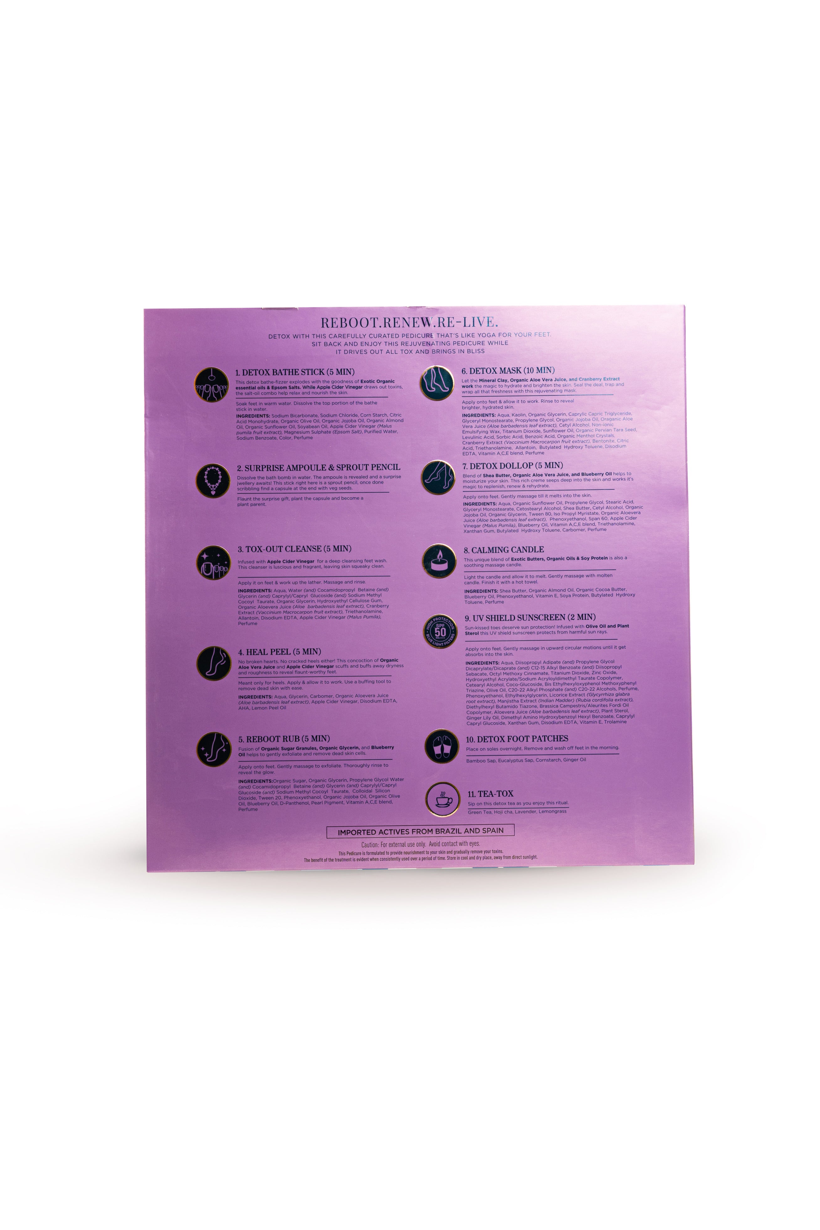 MANI-PEDI KIT BOX THE TOX