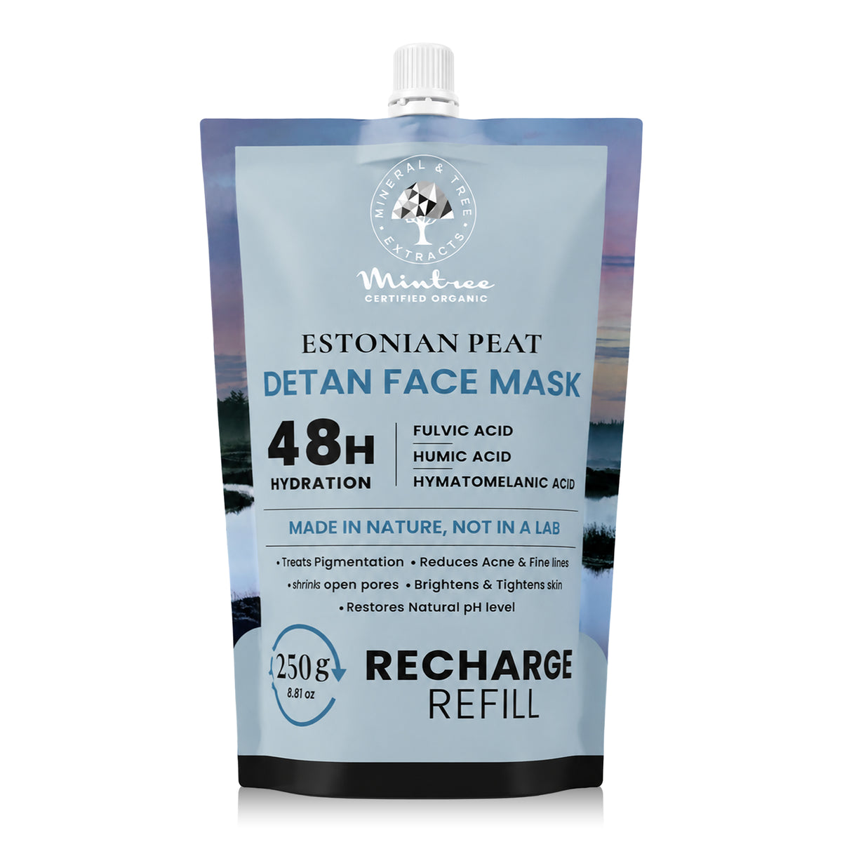 REFILL PACK of 100% ORGANIC Detan Face Mask 250 gm