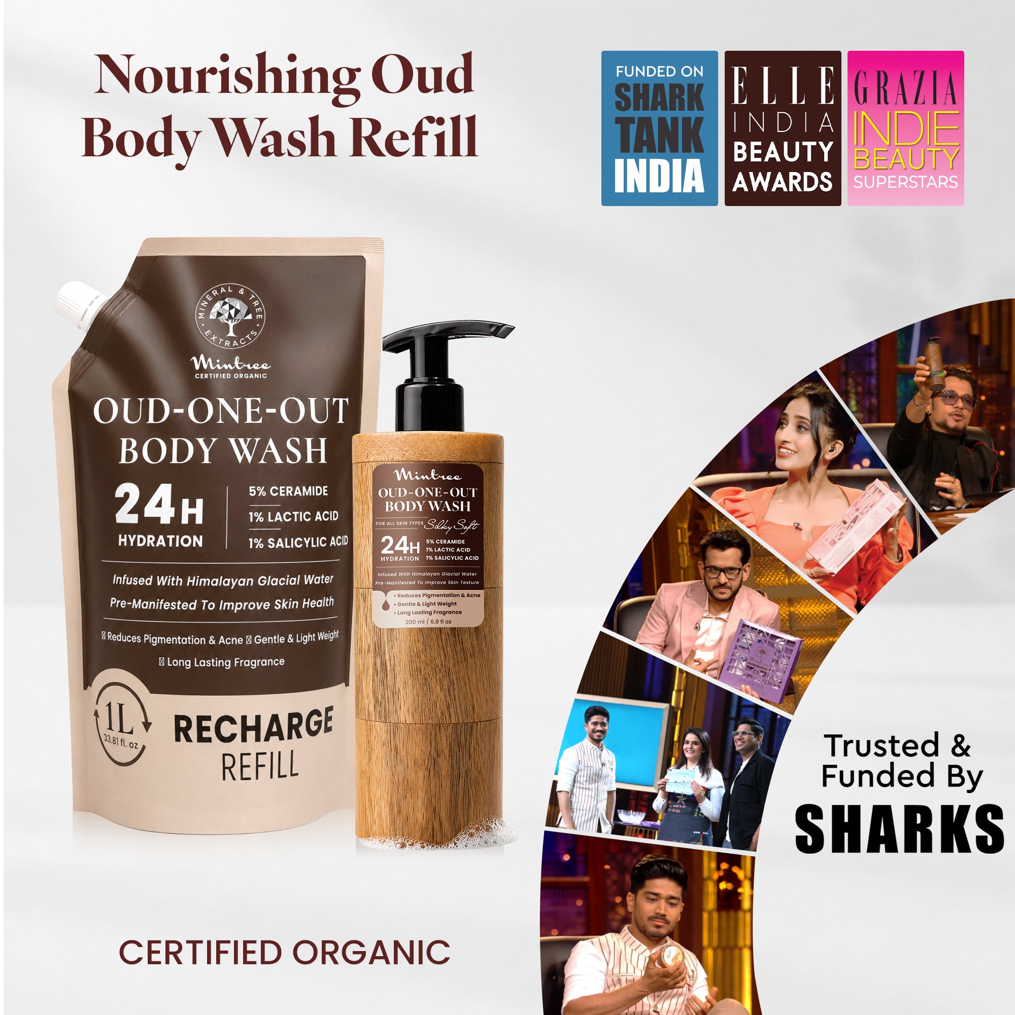 REFILL PACK of NOURISHING Oud Body Wash 1L