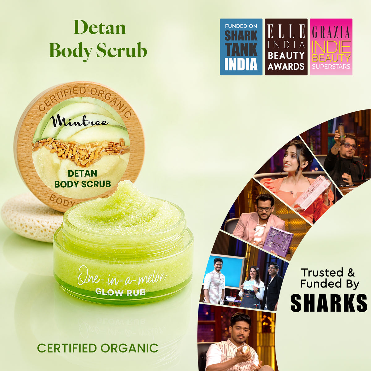 BRIGHTENING Melon Body Scrub 150 gm