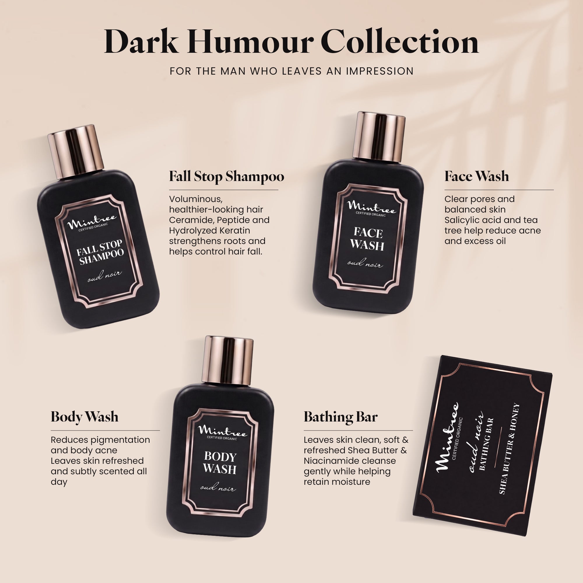 4-IN-1 DARK HUMOUR GIFT BAG FOR MEN (250 gm / ml)