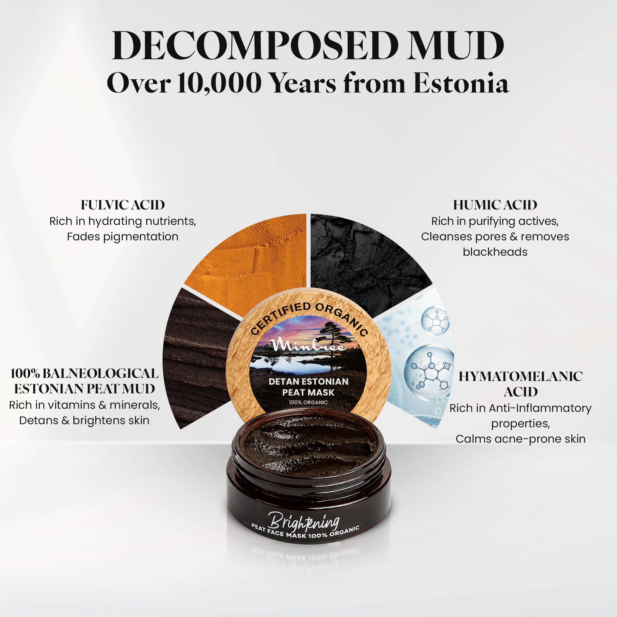 100% ORGANIC Detan Face Mask 60 gm