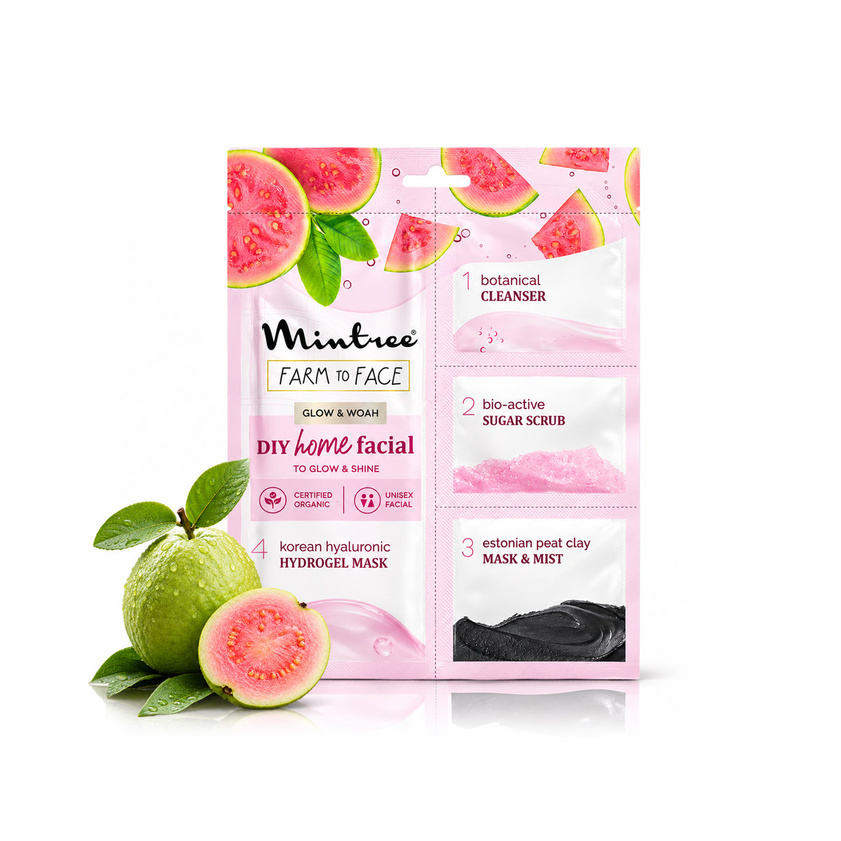 GLOWING DIY Home Facial (Guava)