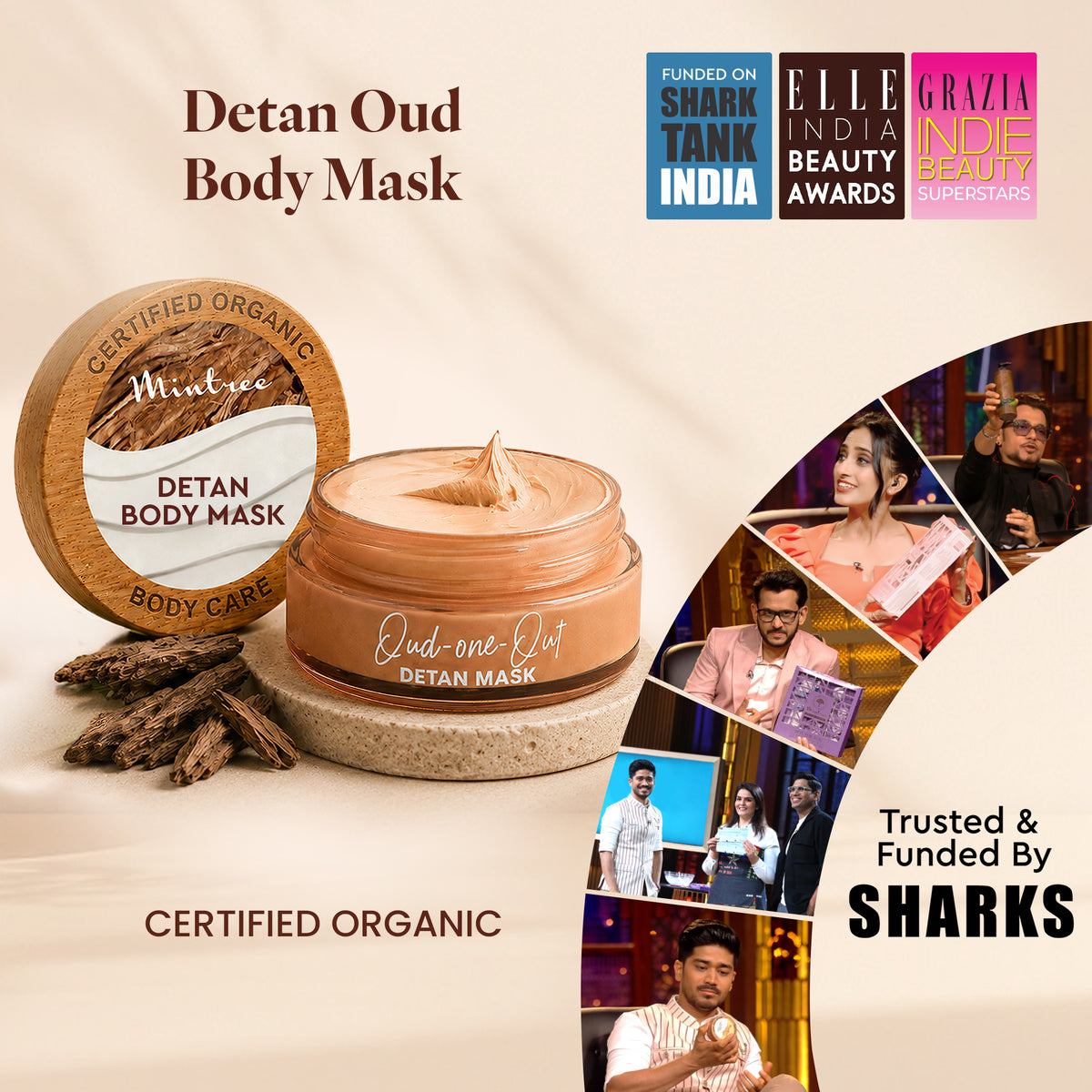 DETOXIFYING Oud Body Clay 150 gm