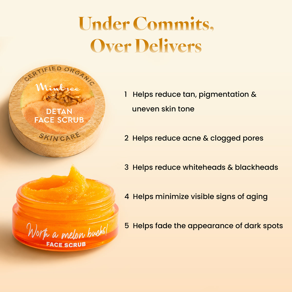 BRIGHTENING Melon Face Scrub 60 gm