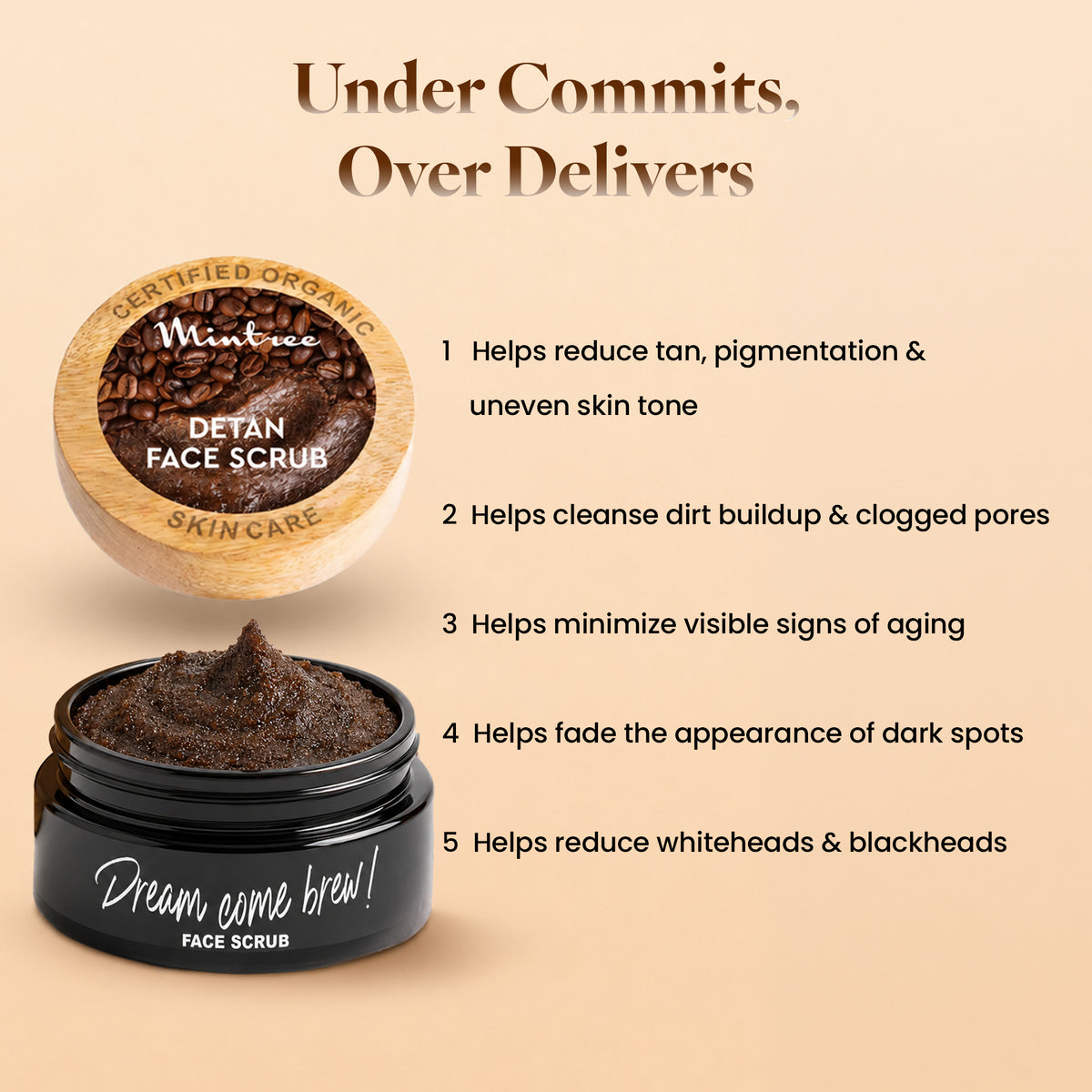 BRIGHTENING Coffee Face Scrub 60 gm