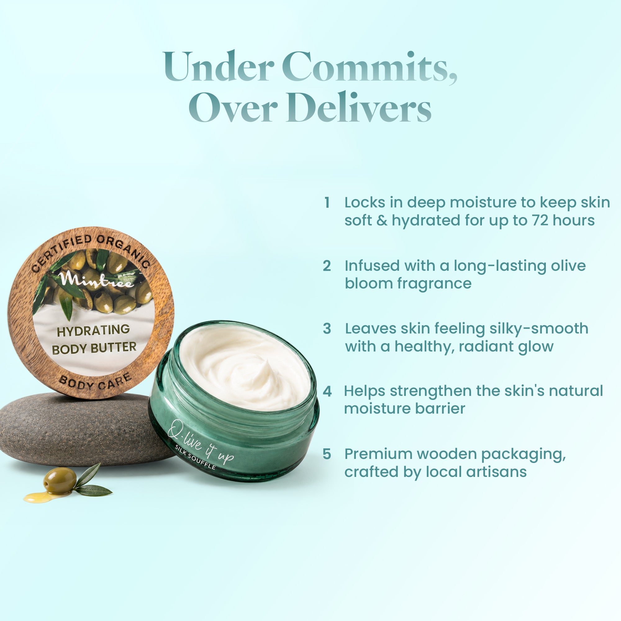 MOISTURIZING Olive Body Butter 150 gm