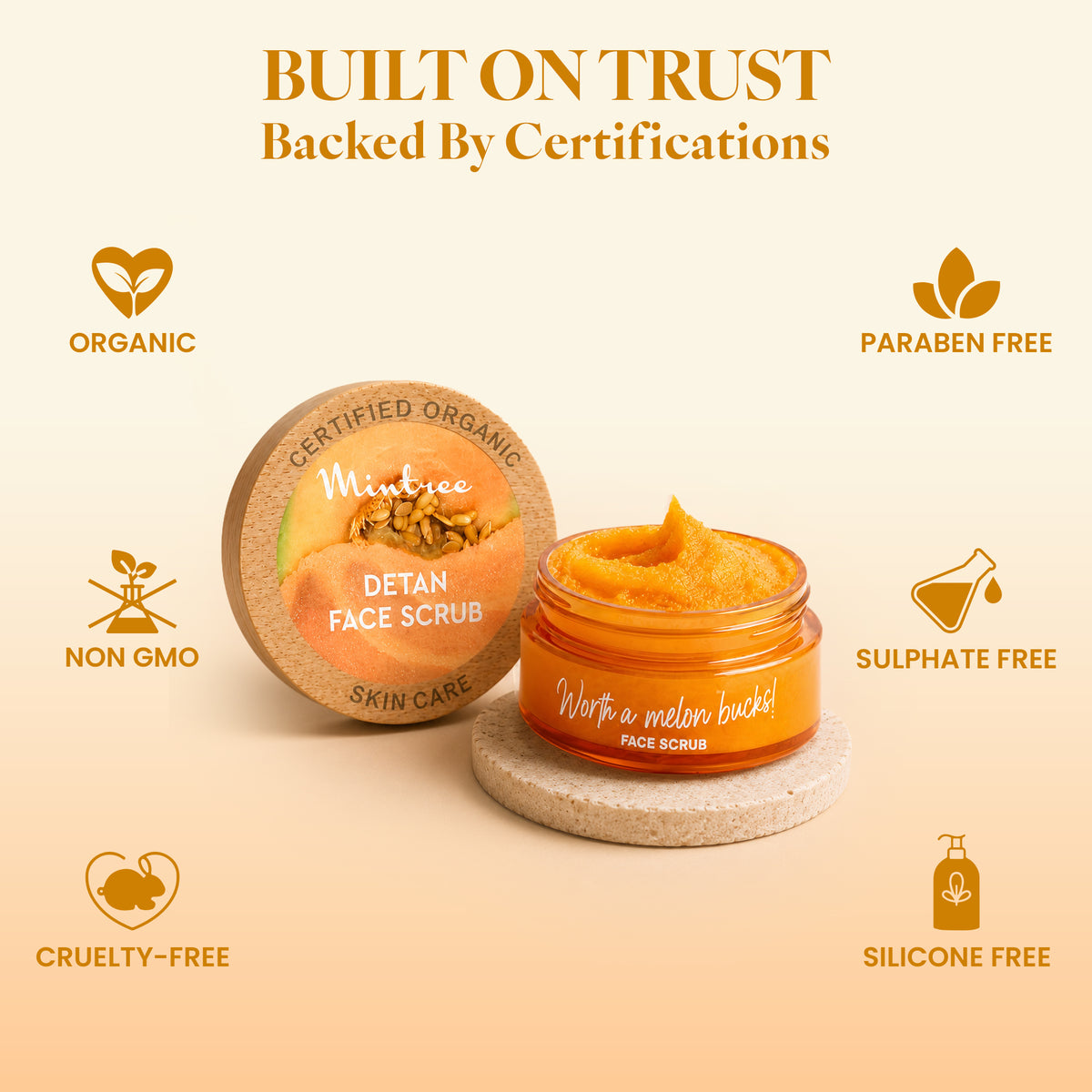 BRIGHTENING Melon Face Scrub 60 gm