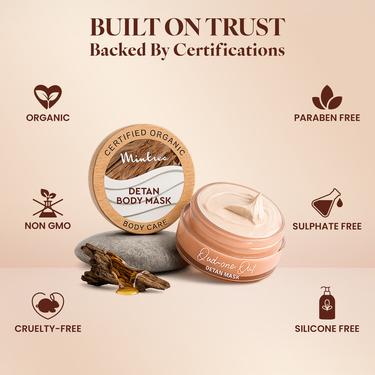 DETOXIFYING Oud Body Clay 150 gm