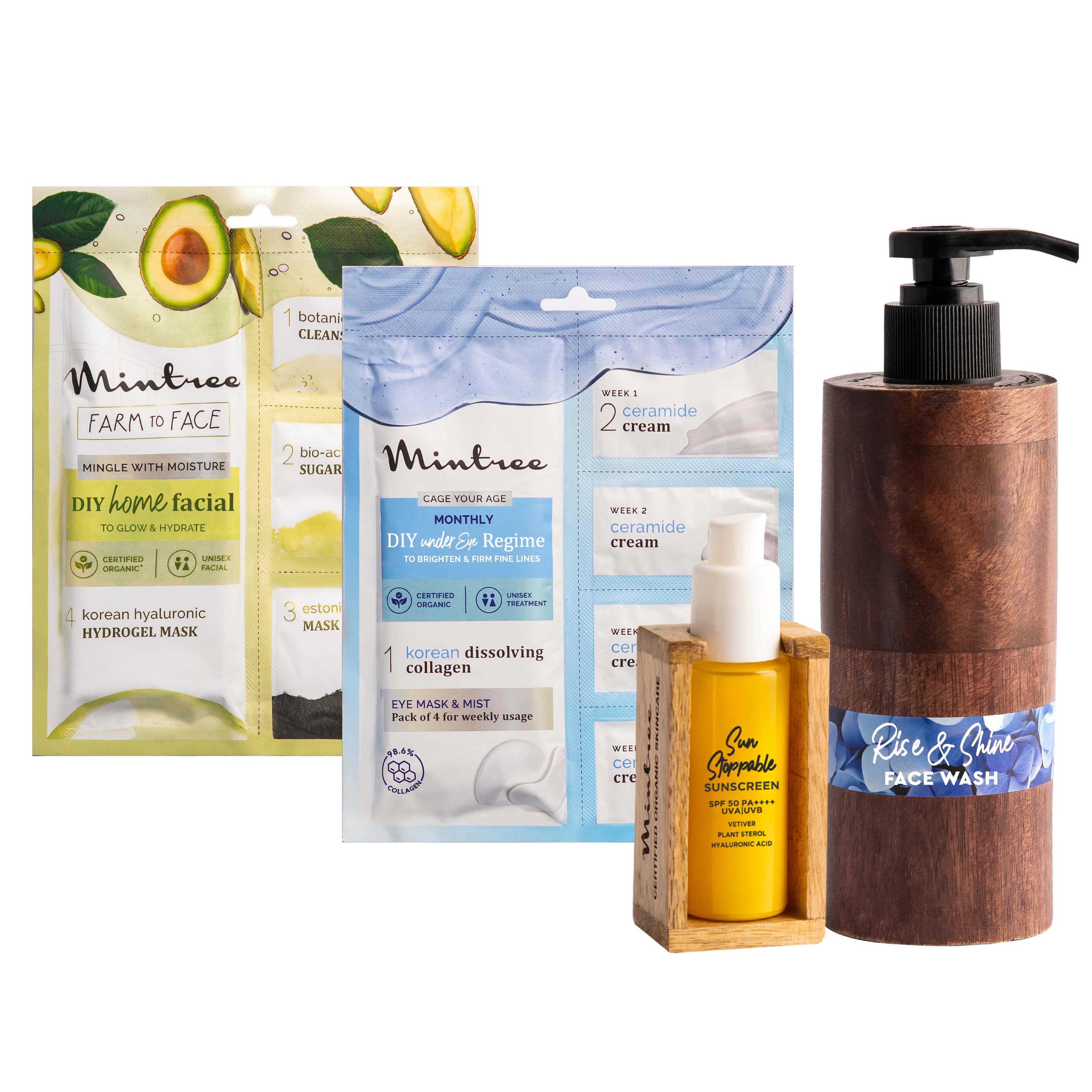 Buy Mintree DIY Home Facial Kit Avocado for Men & Women
